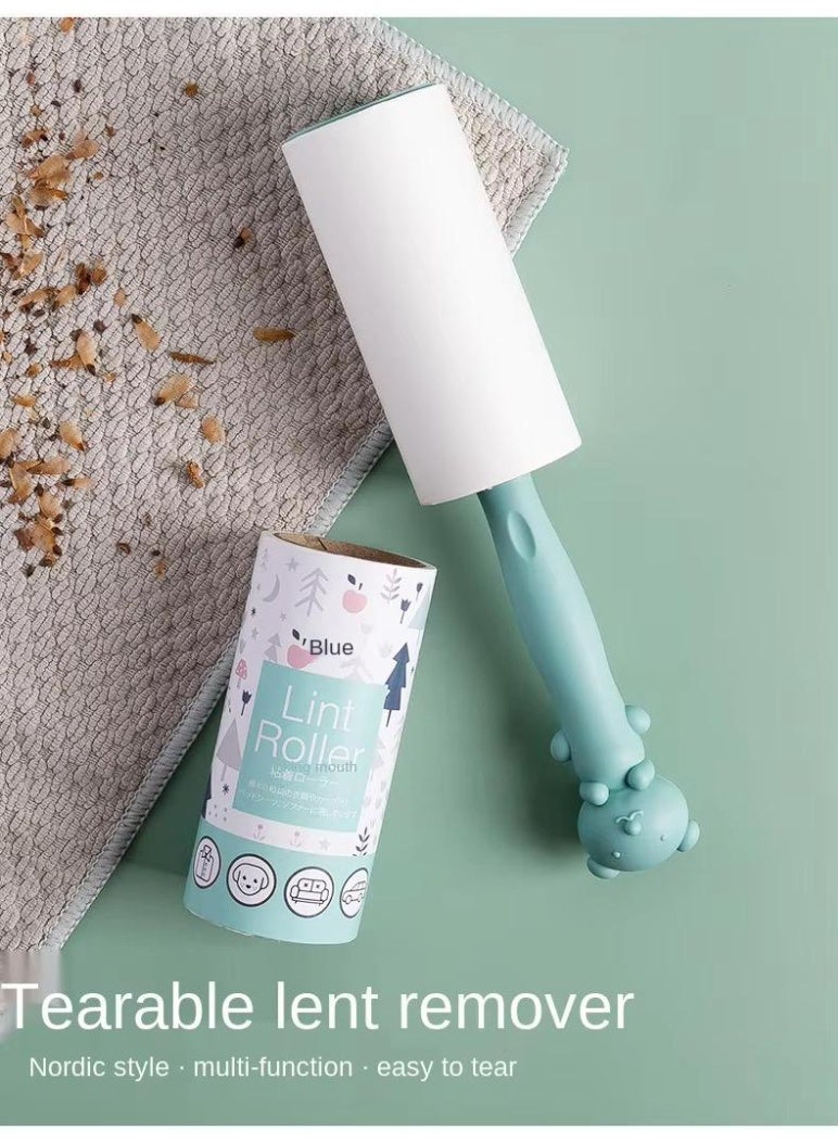 Reusable Lint Roller Set – 2 Roller Sticks with 6 Refill Rolls, Strong Adhesive Pet Hair & Dust Remover for Clothes, Sofa, Carpets & Bedding - Image 4